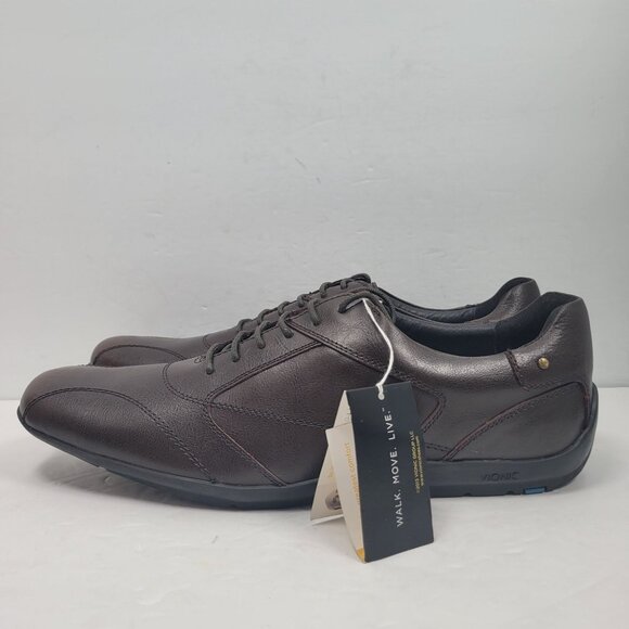 Vionic Hunter Men's Brown Leather Casual  Shoes US Size 13 NWT - Picture 4 of 10